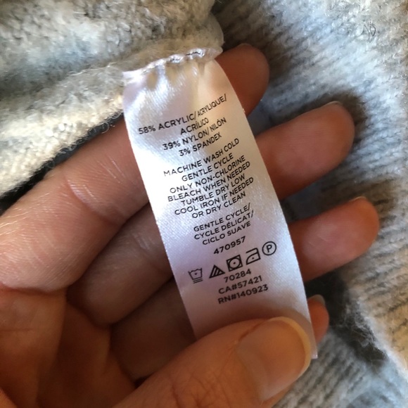 Loft Gray Bell Sleeve Sweater - Picture 5 of 5